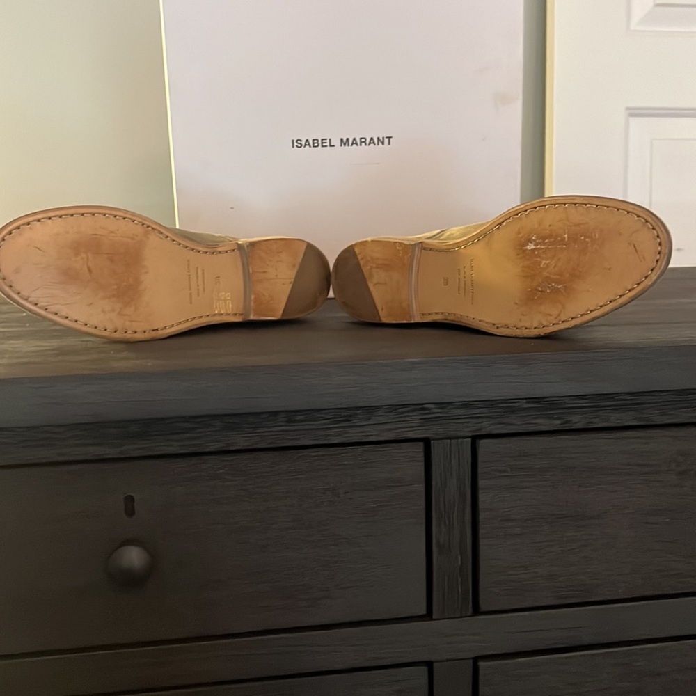 Suede designer boot.  Too big. Worn once due to fit - Picture 2 of 4